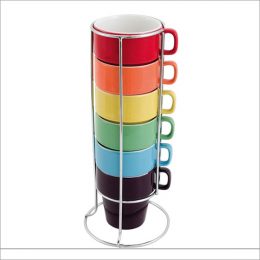 Retro Cappuccino Tower Set