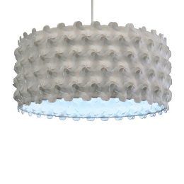 Hand assembled frangipani shade