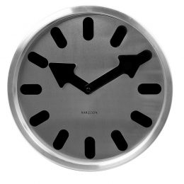Karlsson aluminum pictogram clock
