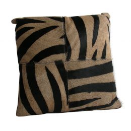 Cow hide cushion